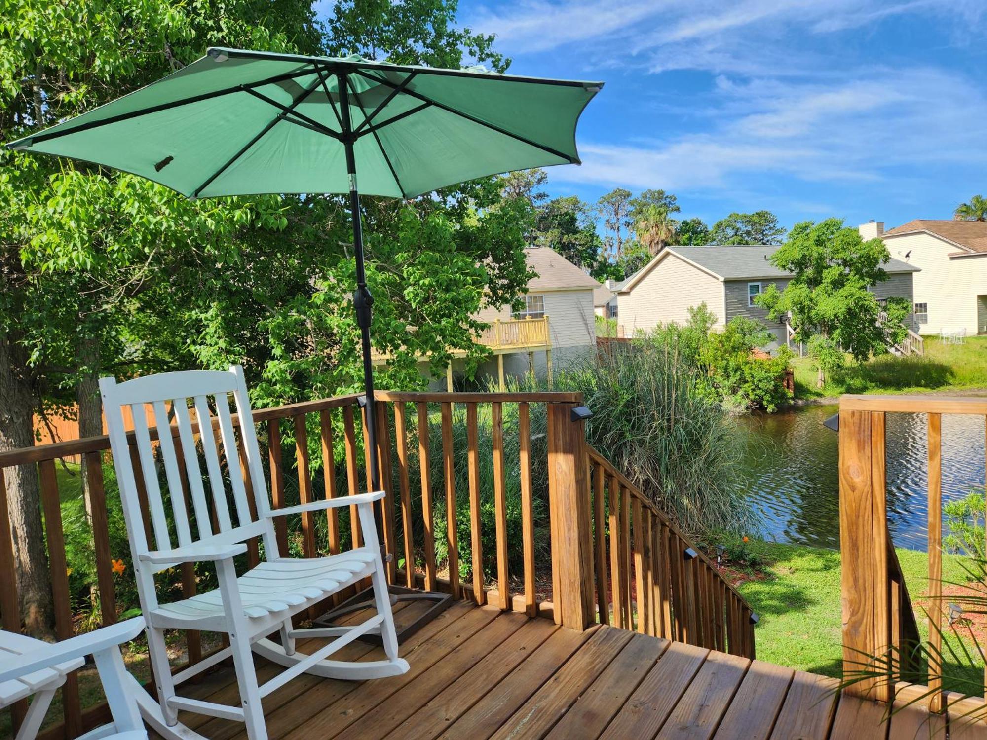 Savannah Lakefront Retreat Near Tybee Beach With King Bed And Free Parking Eksteriør bilde
